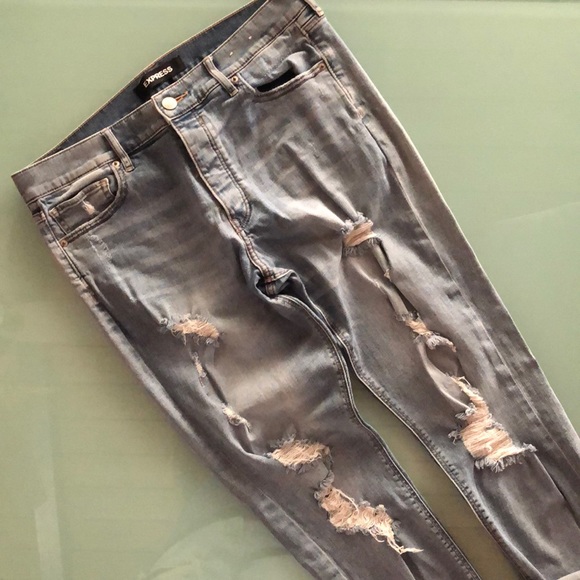 Express High-Rise Jeans - Picture 1 of 4